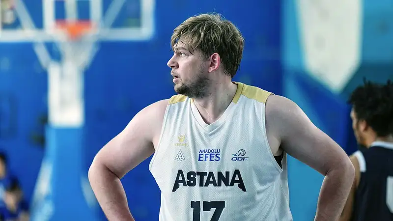 Центровой БК "Астана" Александр Жигулин