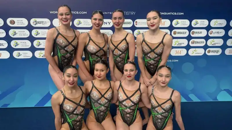Сборная Казахстана выступила в групповых соревнованиях на ЧМ по артистическому плаванию
