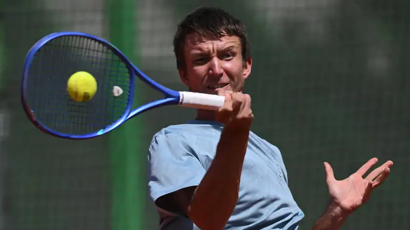 Григорий Ломакин на турнире ATP Challenger в Шымкенте
