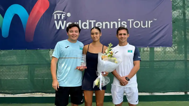 Асылжан Арыстанбекова второй раз подряд выиграла турнир ITF W15 в Астане