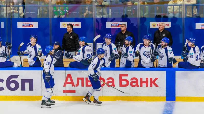 Хоккеисты "Барыса" на Кубке Республики Башкортостан