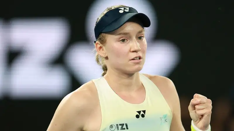 Елена Рыбакина после победного матча