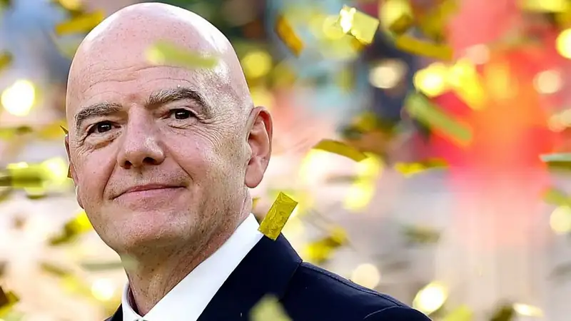 Президент ФИФА Джанни Инфантино на церемонии награждения ЧМ-2026