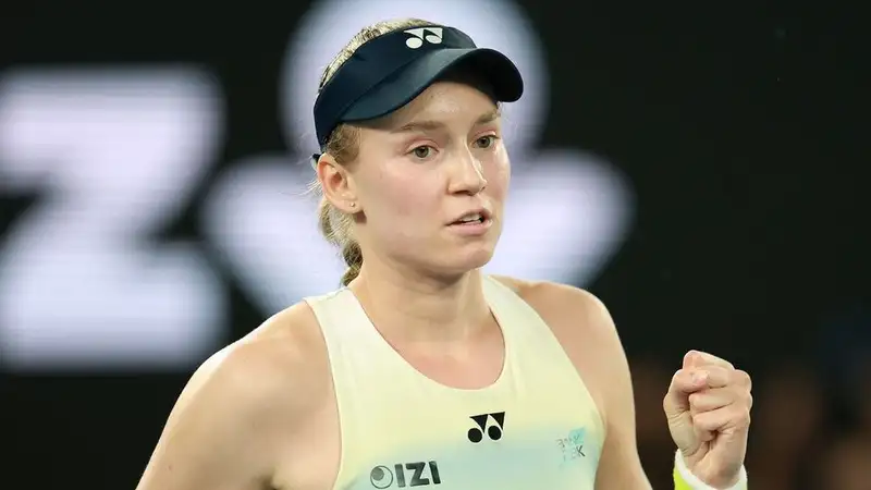Елена Рыбакина после победного матча