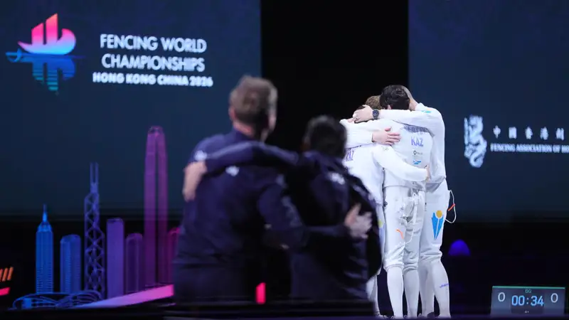 Сборная Казахстана по фехтованию на шпаге на чемпионате мира 2026 года