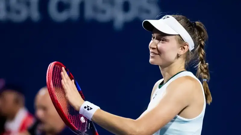 Елена Рыбакина после победного матча