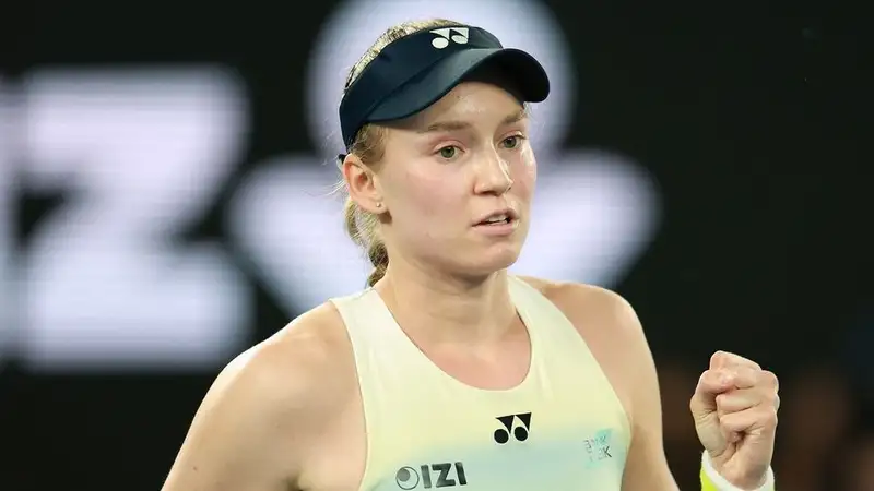 Елена Рыбакина после победного матча