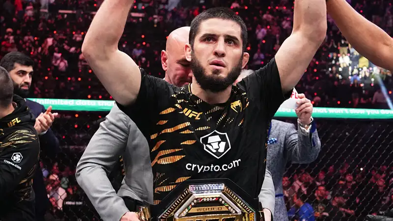 Ислам Махачев после победного боя в UFC