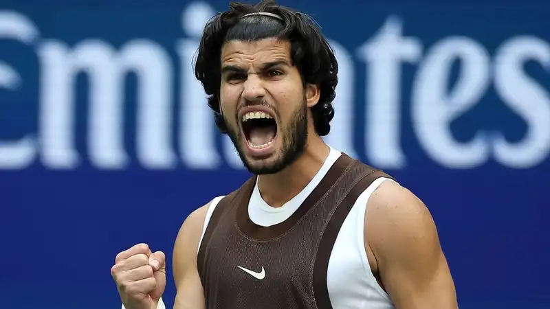 Карлос Алькарас в третьем круге US Open 