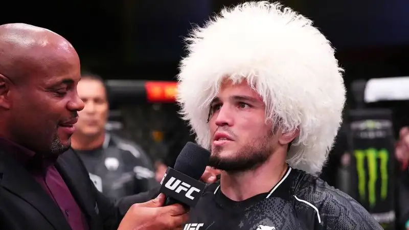 Умар Нурмагомедов после победного боя в UFC