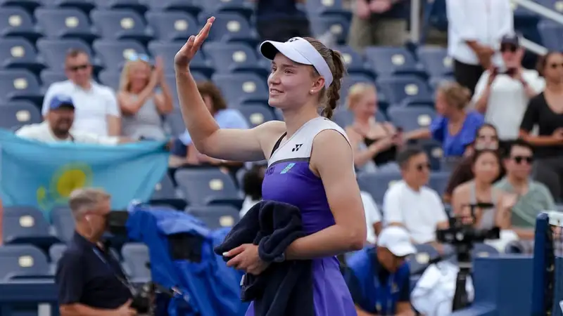 Елена Рыбакина на US Open 2026