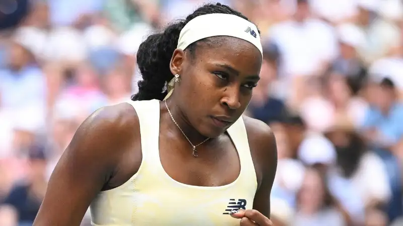 Кори Гауфф в игре на US Open