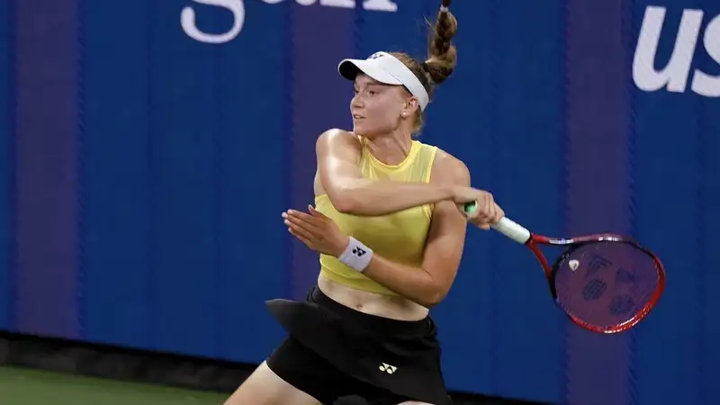 Елена Рыбакина на турнире US Open-2026