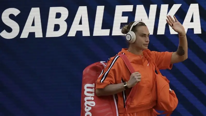 Выход Арины Соболенко перед одним из матчей US Open-2026