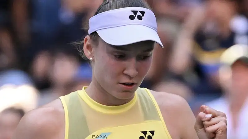 Елена Рыбакина на турнире US Open-2026