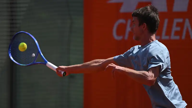Григорий Ломакин на турнире ATP Challenger в Шымкенте