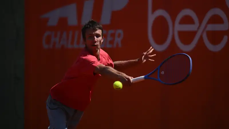 Григорий Ломакин на турнире ATP Challenger в Шымкенте