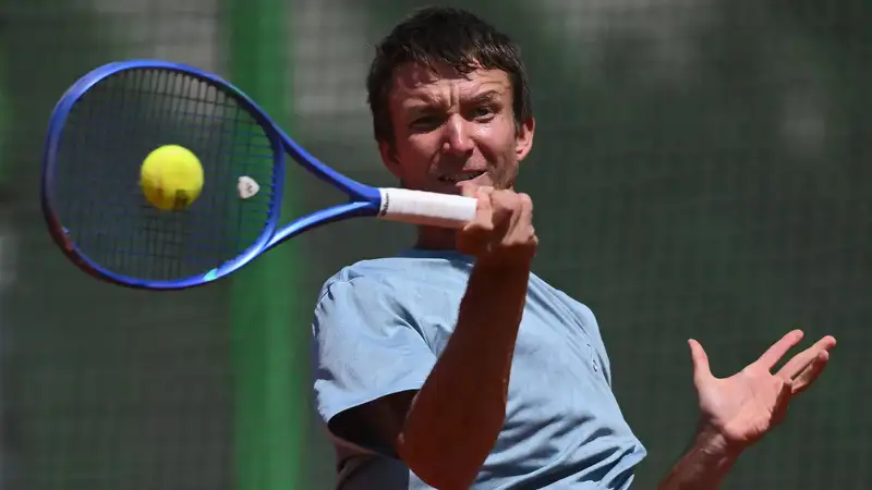 Григорий Ломакин на турнире АТР Challenger в Шымкенте