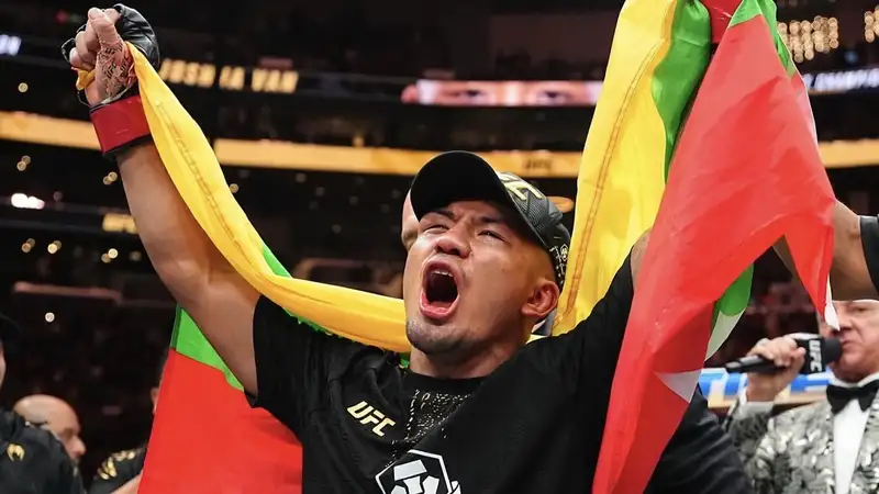 Джошуа Ван после успешной защиты титула UFC