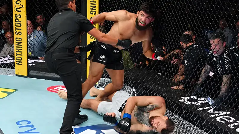 Арман Царукян нокаутировал Руффи на UFC 331