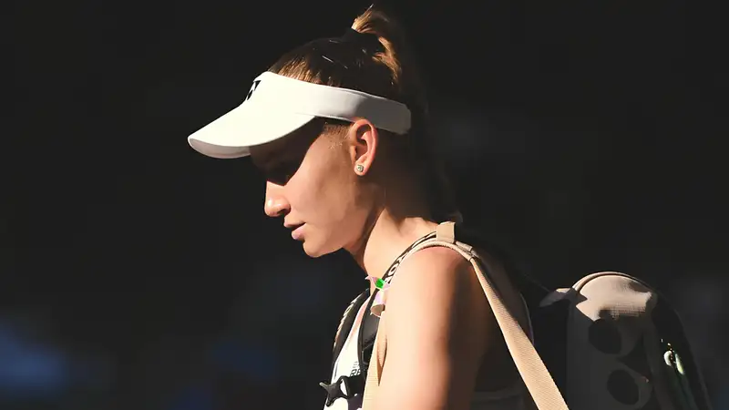 Елена Рыбакина перед матчем 