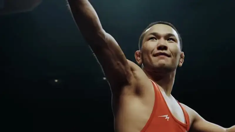 Мерей Базарбаев после победы на молодежном чемпионате мира в Лас-Вегасе