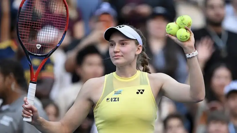 Елена Рыбакина на турнире US Open-2026