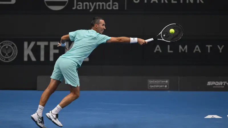 Михаил Кукушкин на турнире Almaty Open 2026