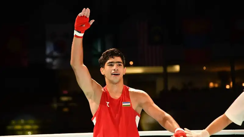 Жахонгир Зайниддинов на чемпионате Азии по боксу-2026
