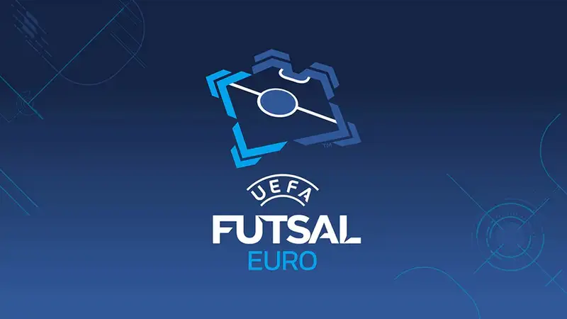 Логотип чемпионата Европы по футзалу 2030 года