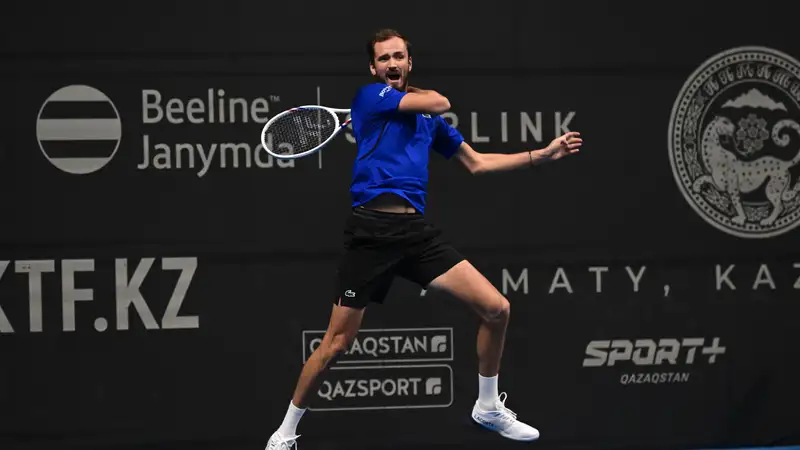 Даниил Медведев на турнире Almaty Open 2026