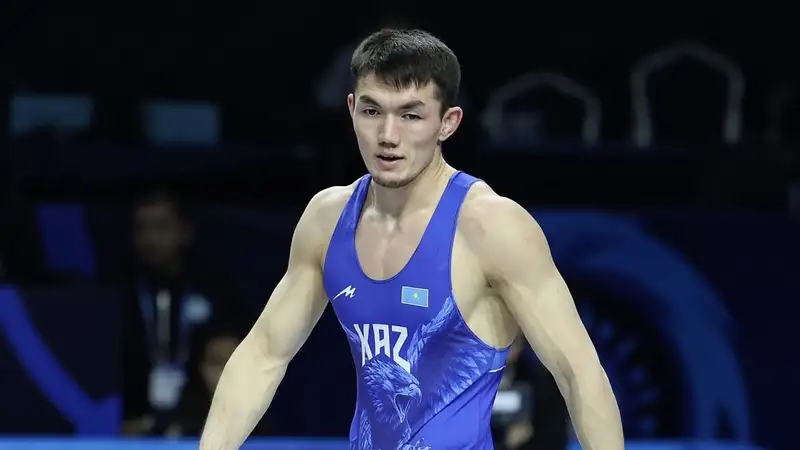 Мерей Маулитканов на домашнем чемпионате мира по борьбе в Астане