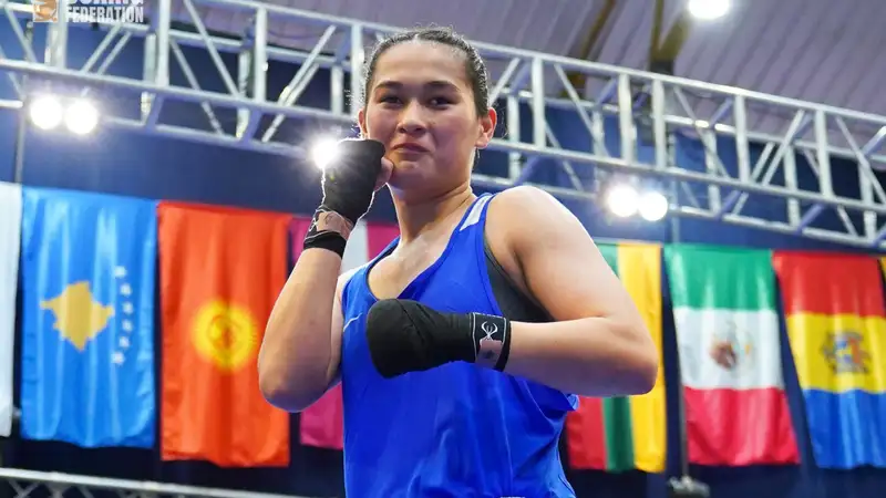 Индира Кыдырмолдаева на чемпионате мира U19