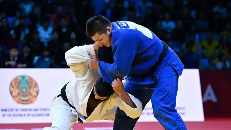 Марат Баймакуров на турнире Qazaqstan Barysy Grand Slam в 2025 году